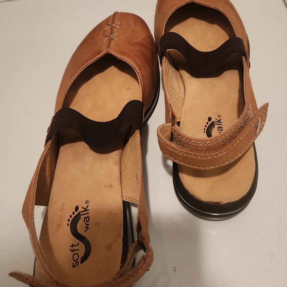 Softwalk Tan Tomale Sandals 9.5 - Picture 6 of 7